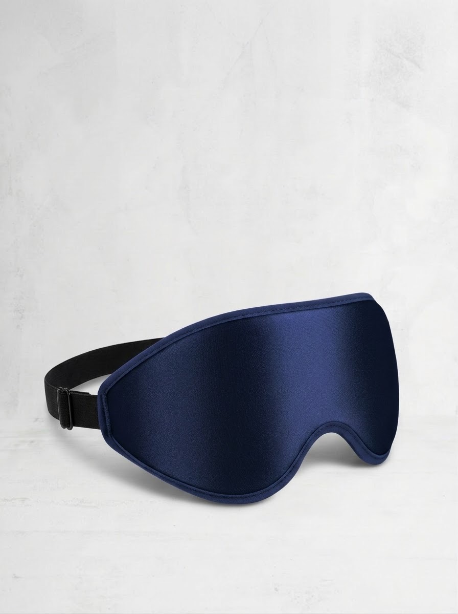 The Void, midnight navy contoured blackout sleep mask