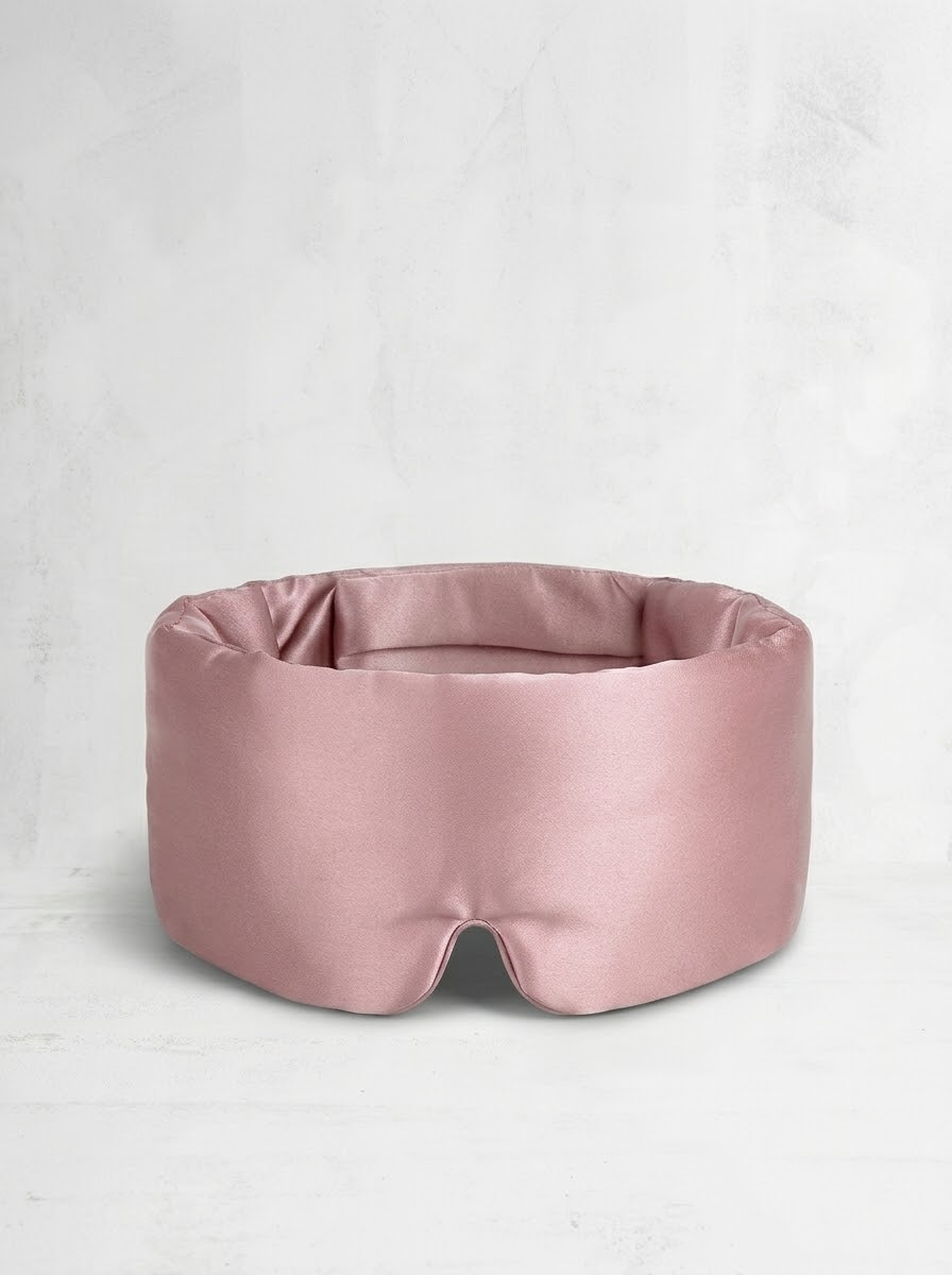The Veil, rose mulberry silk sleep mask